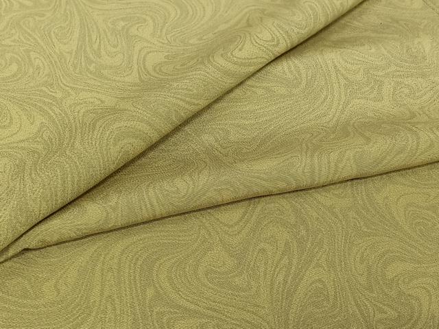 平和屋着物▽上質な小紋　単衣　墨流し文様　正絹　逸品　AABI4608jh