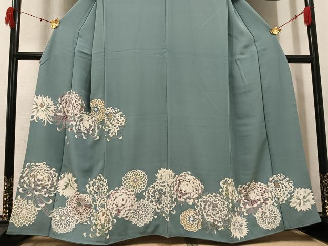平和屋着物●訪問着　友禅　花尽くし　正絹　逸品　AABI4835ph_2