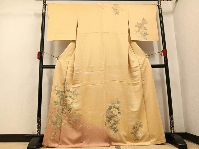 平和屋着物●訪問着　花鳥文　暈し染め　正絹　逸品　AABI4950ph 29,575円