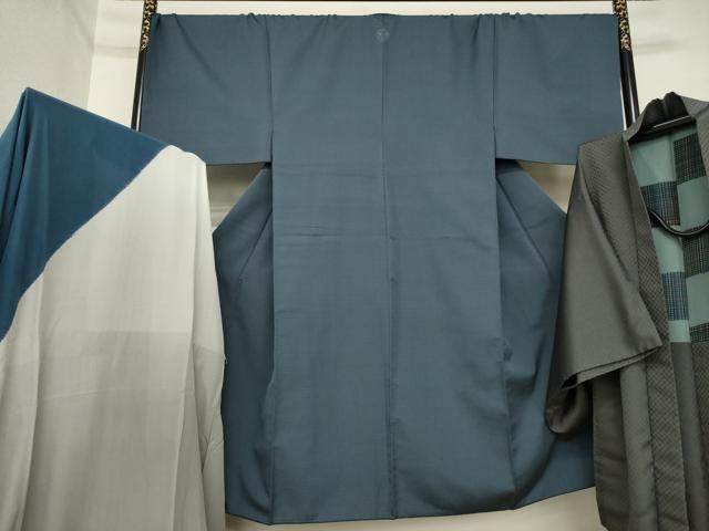 本場大島紬 アンサンブル 逸品 男性 正絹 平和屋着物○極上 本場結城紬