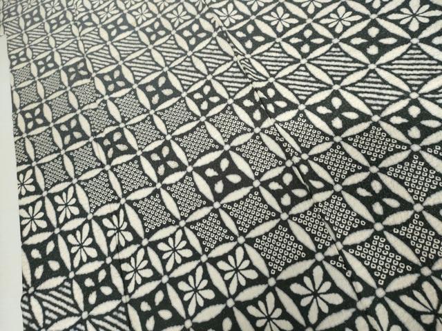 平和屋着物●訪問着　中国三大刺繍　相良刺繍　絞り　七宝花文　暈し染め　金通し地　三越扱い　正絹　逸品　AABI5260cs_4