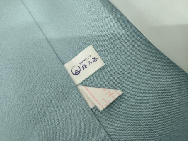 平和屋着物●山崎祥平　訪問着　手描き　舟　カモメ　暈し染め　鈴乃屋扱い　正絹　逸品　AABI5277cs_8