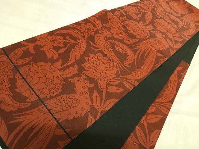 平和屋着物◎六通柄袋帯 花鳥文 正絹 逸品 AABI5369yx 【公式通販】