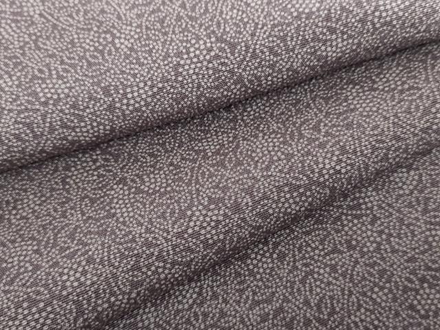 平和屋着物▽江戸小紋　単衣　南天枝葉文　正絹　逸品　AABI6177cs