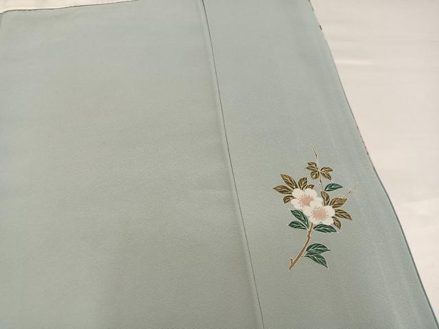 平和屋着物●訪問着　枝花文　暈し染め　金彩　正絹　逸品　未使用　AABI6266ph_6
