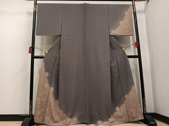 平和屋着物●訪問着　雪輪文　暈し染め　金彩　正絹　逸品　未使用　AABI6268ph 35,490円