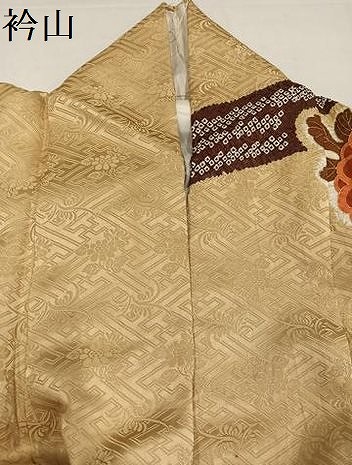 平和屋着物●豪華振袖　駒刺繍　絞り　草花文　金彩　正絹　逸品　AABI6290ph_7