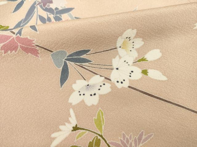 平和屋着物●訪問着　友禅　花丸文　暈し染め　正絹　逸品　AABI6869ck_6