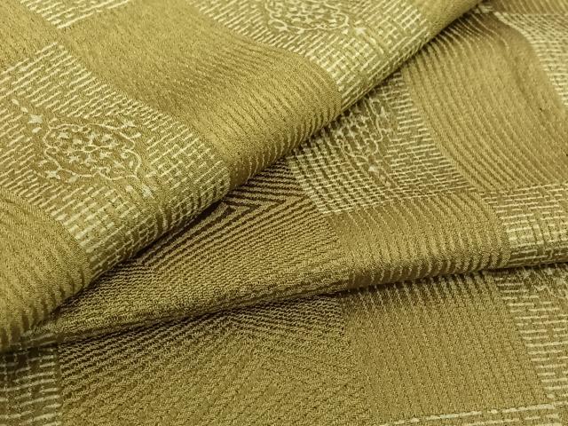 平和屋着物▽上質な小紋　単衣　正倉院花文　正絹　逸品　AABI7044jh 22,425円