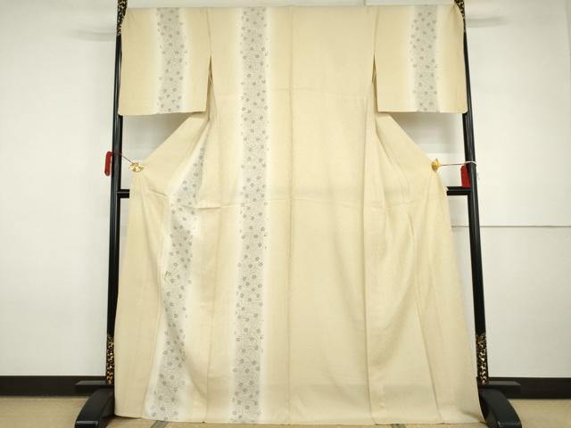 平和屋着物▽訪問着　単衣　刺繍　舞花間道　暈し染め　金糸　銀彩　正絹　逸品　AABI7242cs 32,110円