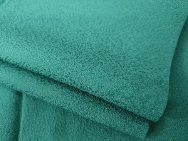 平和屋着物●上質な色無地　錆浅葱色　正絹　逸品　AABI7563ck 33,800円