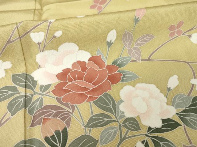 平和屋着物●訪問着　友禅　枝花文　暈し染め　正絹　逸品　未使用　AABI8195ck_5