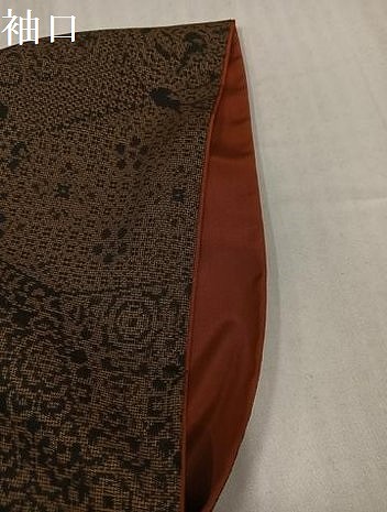 平和屋着物●訪問着　本場大島紬　絣百撰　鳥獣花文　恵積五郎作　たとう紙付き　正絹　逸品　AABJ0099ph_7
