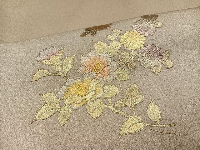 平和屋着物●金彩友禅　卓越技能者・名工・和田光正　訪問着　花車文　暈し染め　金銀彩　正絹　逸品　AABJ0142ph_5
