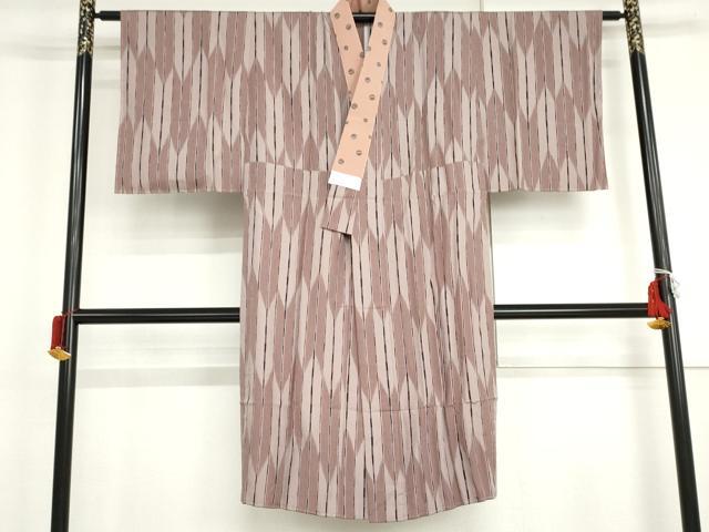 平和屋着物●長襦袢 無双仕立て 矢羽根 鈴乃屋扱い 正絹 逸品 未使用 AABJ0928cs