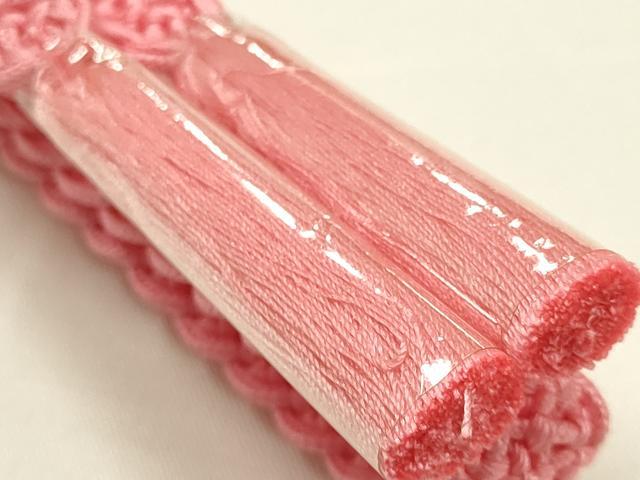 平和屋着物＊夏物　和装小物　帯締め・帯揚げセット　平組　レース組　柄絞り　舞扇　暈し染め　逸品　未使用　AABJ1011ay_3