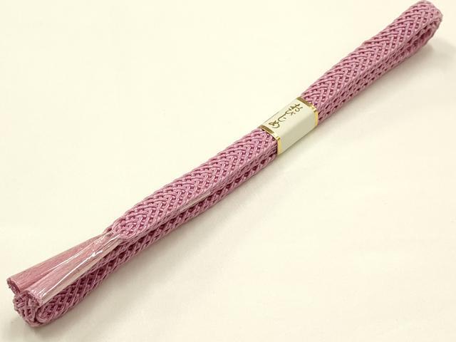 平和屋着物＊夏物　和装小物　帯締め・帯揚げセット　平組　レース組　雲取り草花地紋　逸品　未使用　AABJ1012ay_1