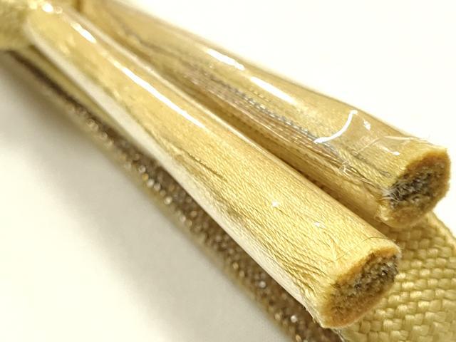 平和屋本店●和装小物　帯締め・帯揚げセット　高麗組 綾出し　霞文　金銀糸　暈し染め　丹後ちりめん　逸品　未使用　AABJ1118ay_3