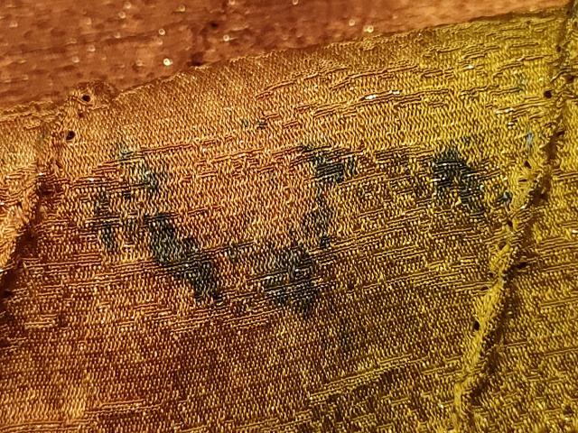 平和屋本店●和装小物　帯締め・帯揚げセット　唐組　斜縞　金糸　金通し地　暈し染め　逸品　未使用　AABJ1124ay_7