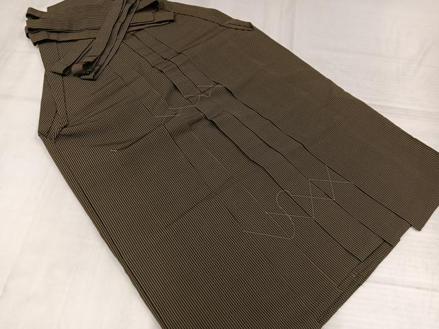 平和屋着物●男性　行灯袴　縞　正絹　逸品　未使用　AABJ1245ph 25,012円
