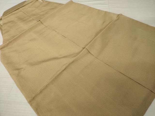 平和屋着物○男性 人間国宝 甲田綏郎 精好仙台平 馬乗り袴 縞 正絹