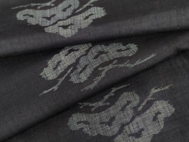 平和屋着物●上質な紬　松　正絹　逸品　AABJ6638cs