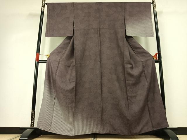 平和屋着物●江戸小紋　訪問着　雪輪重ね文　暈し染め　正絹　逸品　AABK1264fy 33,800円