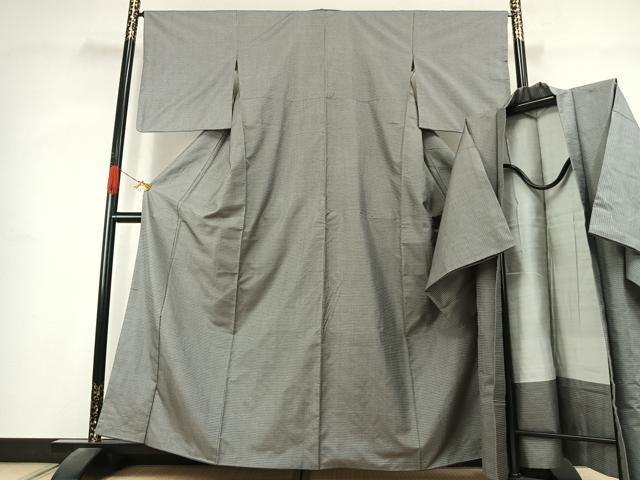 平和屋着物●本場大島紬　アンサンブル　100亀甲　総詰め　正絹　逸品　AABK1398fy