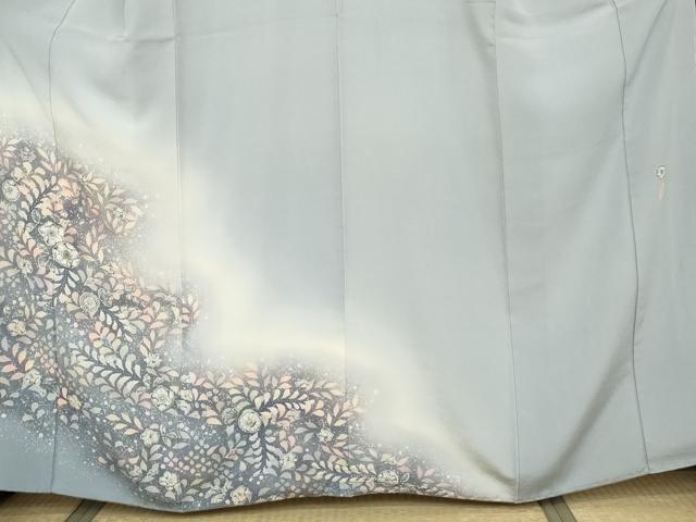 平和屋着物●越後十日町の一流染匠　桐屋・翠山工房　訪問着　辻が花　暈し染め　やまと誂製　正絹　逸品　AABK1774cs