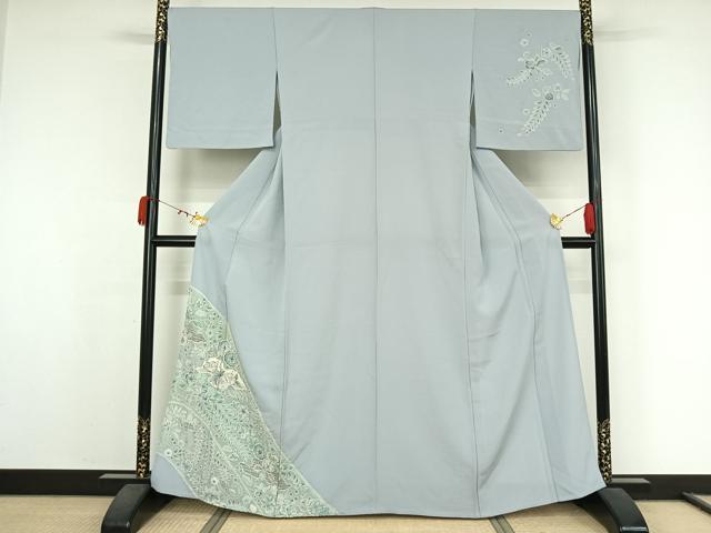 平和屋着物▽訪問着　単衣　辻が花　手描き　絞り　正絹　逸品　AABK3608jh 32,110円