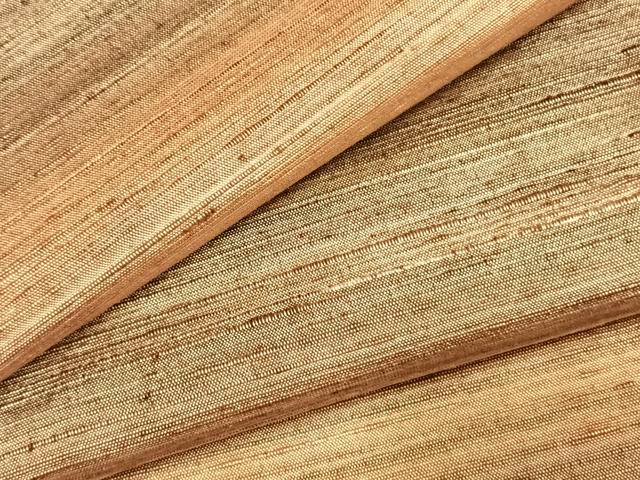 平和屋着物●上質な紬　横段文　正絹　逸品　未使用　AABK7641fy