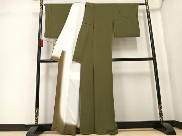 平和屋着物○江戸小紋 極小鮫小紋柄 正絹 逸品 AABK8136phの通販はau