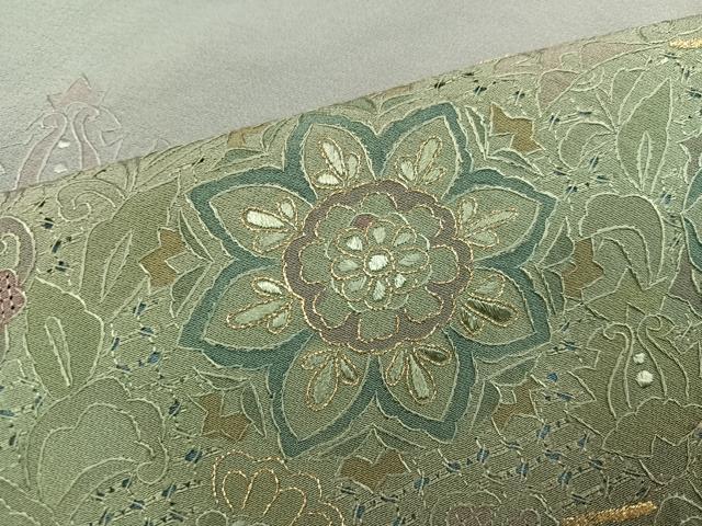 平和屋着物○中国三大刺繍 汕頭刺繍 スワトウ刺繍 訪問着 総刺繍 草花