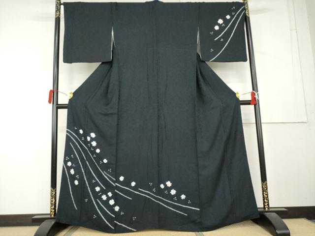 平和屋着物●訪問着　絞り　舞花文　正絹　逸品　AABL1115cs 27,885円