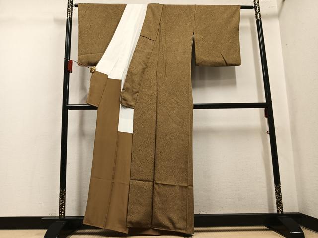 平和屋着物○江戸小紋 草花文 正絹 逸品 AABL1208phの通販はau PAY