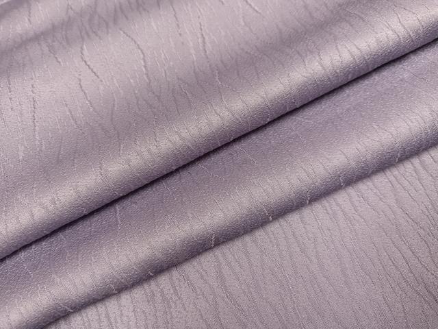 平和屋着物●上質な色無地　霞地紋　鳩羽鼠色　正絹　逸品　未使用　AABL1307ph
