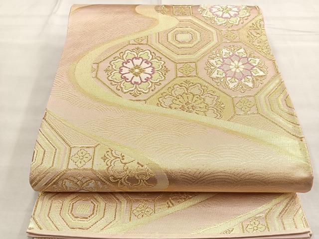 袋帯　貝合わせ　荒磯　唐織　金糸　着物　042w o 袋帯 貝合わせ 荒磯 唐織 金糸 着物 042w o 袋帯 | 着物スタイルズショップ