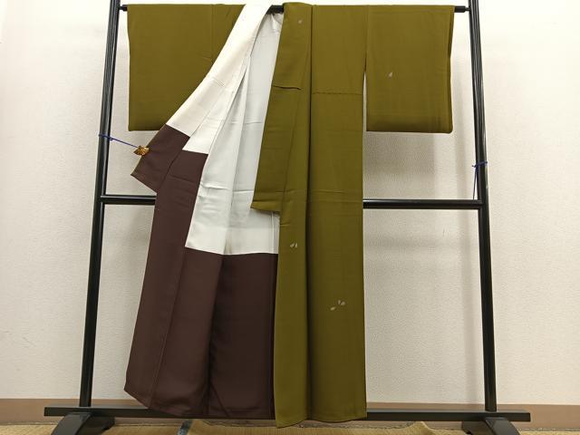 平和屋着物●世界的人形師　辻村寿三郎　ジュサブロー　訪問着　舞花文　金彩　正絹　逸品　BAAO2958ph 平和屋着物○世界的人形師 辻村寿三郎 ジュサブロー 訪問着 舞花文