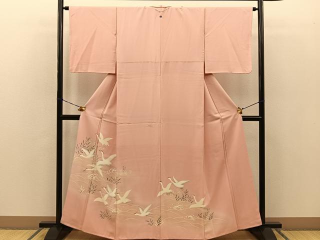 平和屋着物□豪華色留袖 駒刺繍 誰が袖有職花文 金彩 正絹 逸品 BAAR0951hv