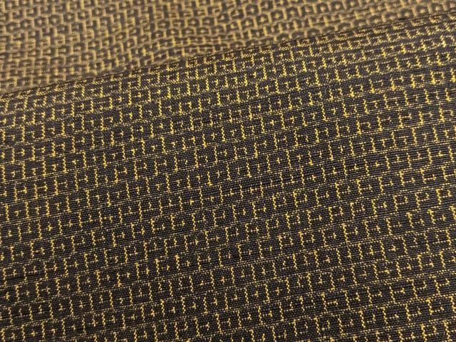 平和屋着物○男性 紬 アンサンブル 80亀甲 総詰め 正絹 逸品 AAAW2240od