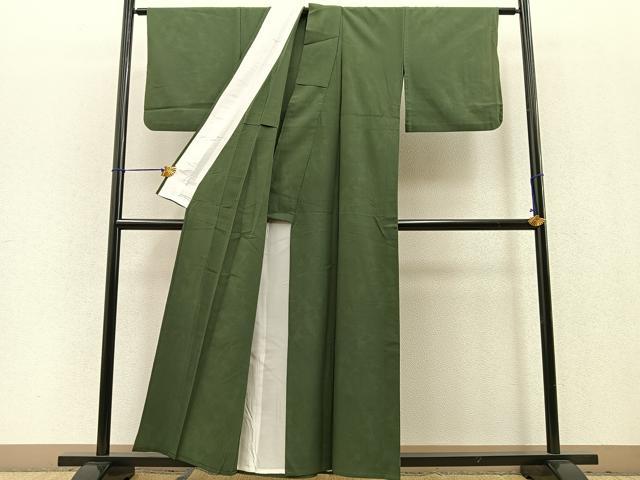 平和屋着物▽本塩沢 単衣 花蝶文 正絹 逸品 BAAS1356ow