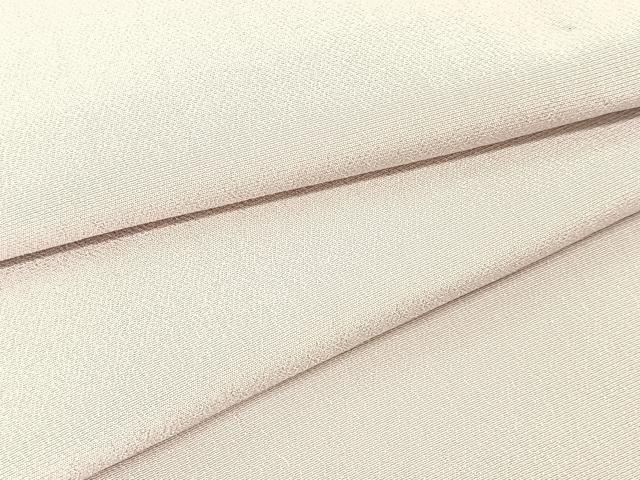 平和屋着物▽上質な色無地　単衣　牡丹鼠色　正絹　逸品　BAAS8183yc