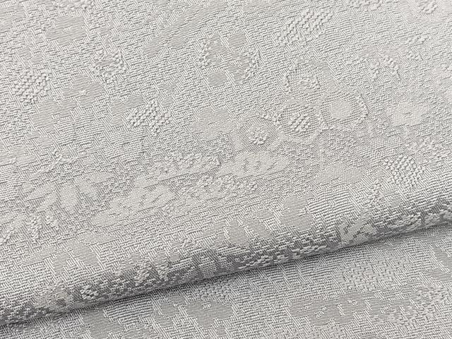 平和屋着物□上質な色無地 花地紋 梅鼠色 正絹 逸品 AAAQ7380ma