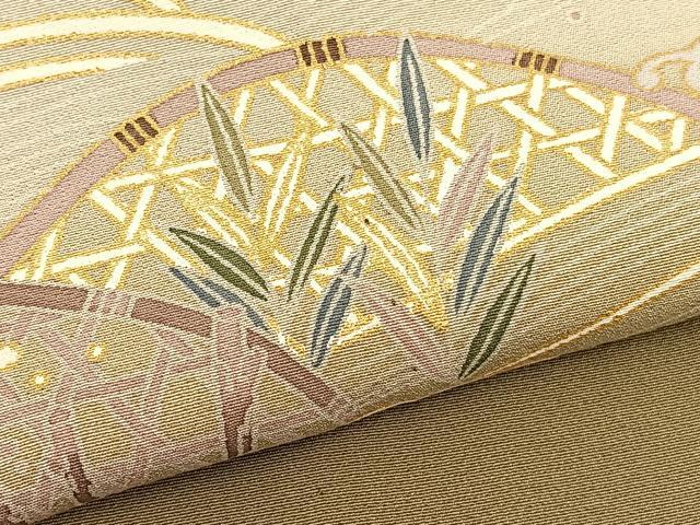 平和屋着物▽訪問着 単衣 御所解花文 暈し染め 金彩