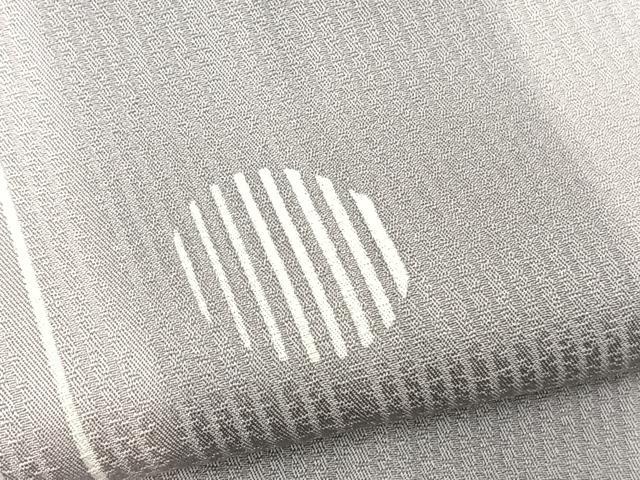 平和屋着物▽上質な小紋　単衣　霰流線文　正絹　逸品　BAAS8330hv 平和屋着物▽上質な小紋 単衣 霰流線文 正絹 逸品 BAAS8330hv