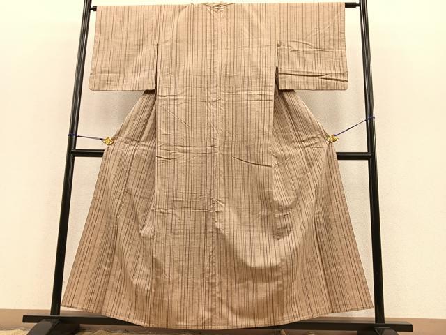 平和屋着物○上質な紬 絞り 正絹 逸品 AAAW9183zg