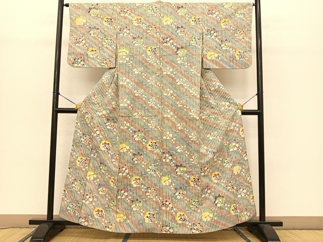 平和屋着物▽上質な色無地 単衣 薄桜色 正絹 逸品 AAAW1440fy 平和