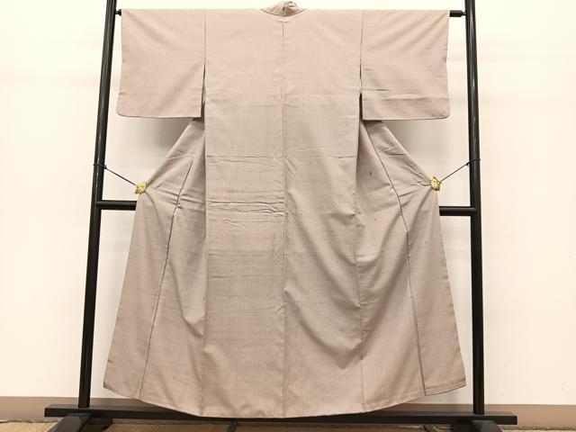 結城紬奥順製手織里はたおり娘166.5cm証紙付着物OC06 結城紬 はたおり娘 希少な浮織絣 奥順謹製お買い得｜着物