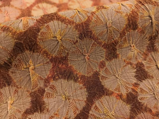 平和屋着物○菅原工房 菅原結作 漢方染紬 正絹 逸品 BAAT0875yc