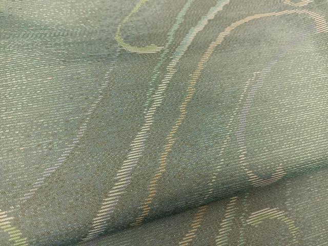 平和屋着物○本場大島紬 唐草文 正絹 逸品 BAAT0915yc